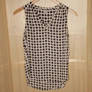 Halogen Sleeveless Paisley Pale Pink Blouse XS